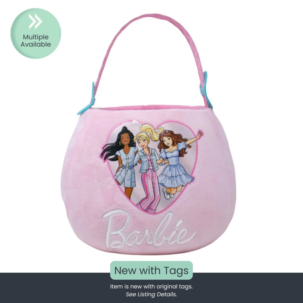 Barbie Medium Plush Basket (Medium) - NWT